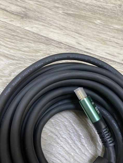 Кабель HDMI - HDMI v.2.1 8K 48Gbps 10 метров - Фото 3 Кабель HDMI - HDMI v.2.1 8K 48Gbps 10 метров - изображение 3