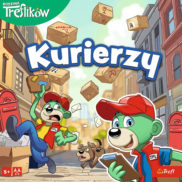 Настільна гра Trefl сімейна Кур'єри, Сім'я Трефліків (5900511028157) - зображення 5