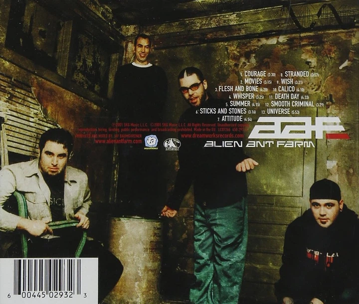 Музичний CD диск Alien Ant Farm – ANThology (1cd) (Фірмовий) - изображение 2