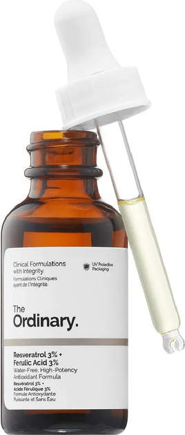 Сироватка для обличчя The Ordinary Antioxidants Resveratrol 3% + Ferulic Acid 3% 30 мл (769915195989) - зображення 3
