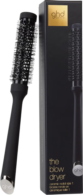 Okrągła szczotka do włosów Ghd The Blow Dryer Rozmiar 1 Czarna (5060829516422) - obraz 2