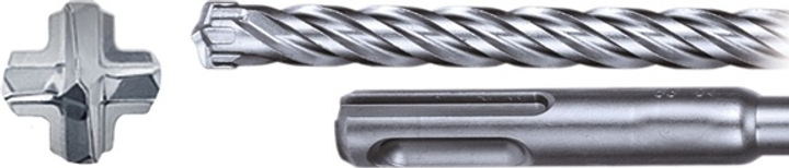 Wiertło do betonu Makita Nemesis II 8 x 265 mm B-58126 (88381521017) - obraz 2
