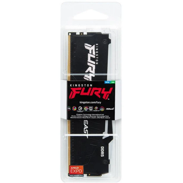 Оперативная память Kingston FURY 16 GB DDR5 5600 MHz FURY Beast RGB (KF556C36BBEA-16) - изображение 5