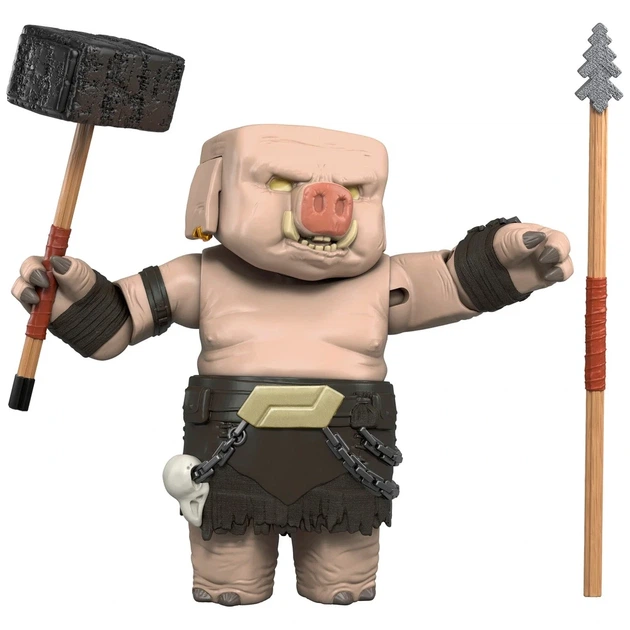 Игровая фигурка Майнкрафт в кино Пиглин воин Mattel Minecraft Movie Piglin Warrior (JFR62) - Фото 5 Игровая фигурка Майнкрафт в кино Пиглин воин Mattel Minecraft Movie Piglin Warrior (JFR62) - изображение 5