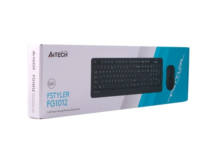 Комплект (клавіатура + миша) A4Tech Fstyler FG1012 Black - зображення 6