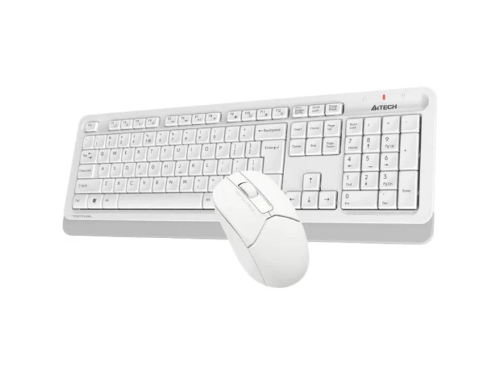 Комплект (клавіатура + миша) A4Tech Fstyler FG1012 Wireless White - изображение 3