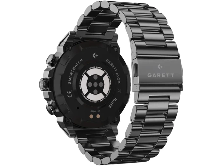 Cмарт-годинник Garett Atom Black Steel - изображение 2