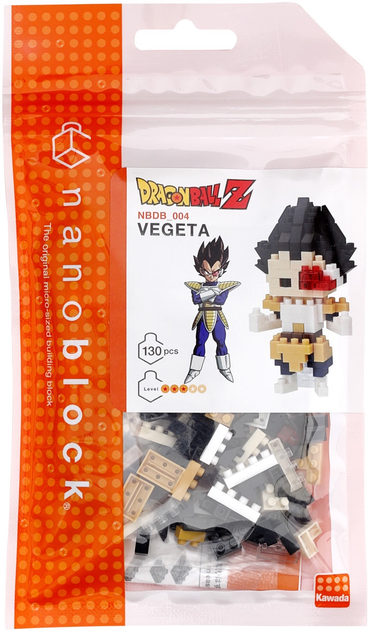 Klocki konstrukcyjne Nanoblock Dragonball Vegeta 130 elementów NBDB_004 (4972825212028) - obraz 1