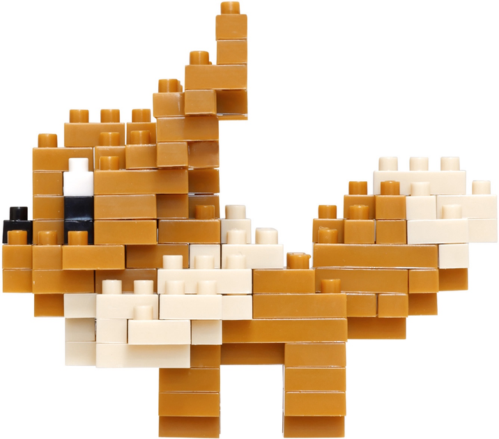 Klocki konstrukcyjne Nanoblock Pokemon Eevee 130 elementów NBPM_005 (4972825146231) - obraz 3