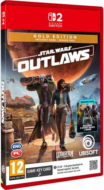 Гра Nintendo Switch 2 Star Wars Outlaws Gold Edition (електронний ключ) (3307216304838) - зображення 2