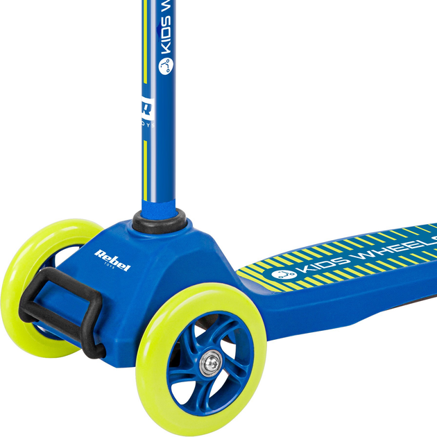 Hulajnoga dziecięca Rebel Kids Wheels Yellow (5901436856207) - obraz 3