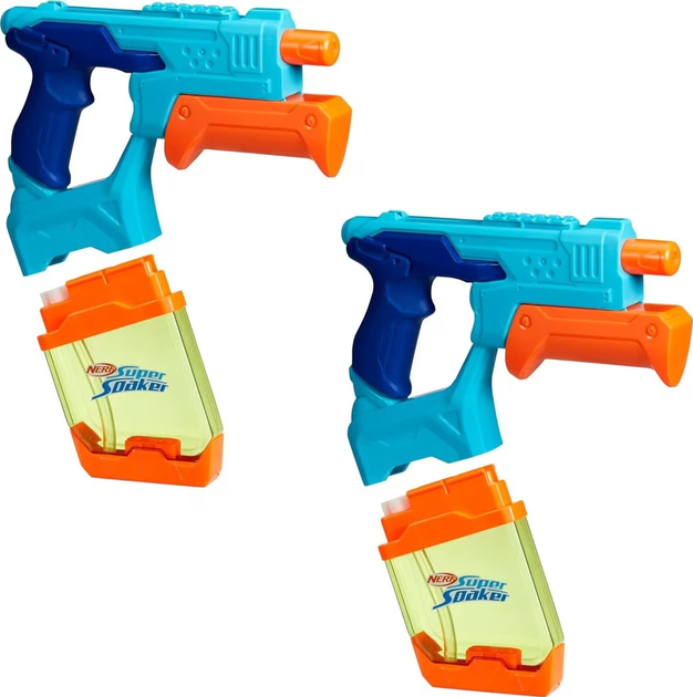 Zestaw blasterów wodnych Hasbro Nerf Super Strzał Napełnij i wrzuć 2 szt G0995 (5010996281074) - obraz 2