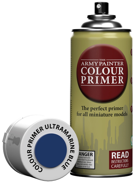 Akrylowa farba i podkład w jednym The Army Painter: Colour Primer - Ultramarine Blue do malowania modeli (5713799302211) - obraz 1