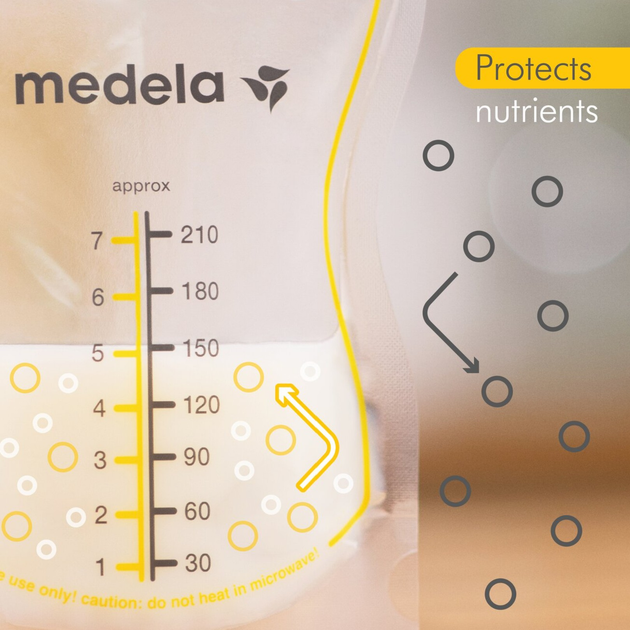 Пакети для зберігання грудного молока Medela Easy Pour 25 x 210 мл (7610472880166) - зображення 3