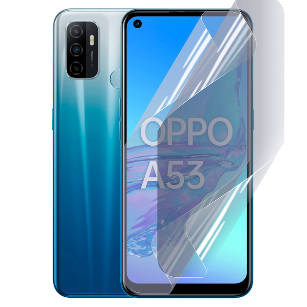 Антишпион приватная плёнка гидрогелевая для смартфона OPPO A53 (4G) противоударная прозрачная - Фото 1 Антишпион приватная плёнка гидрогелевая для смартфона OPPO A53 (4G) противоударная прозрачная - изображение 1