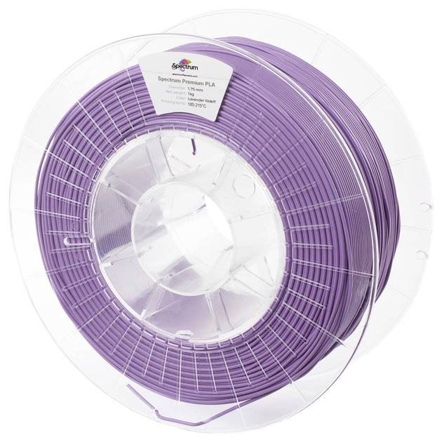 Filament do drukarek 3D Filament Spectrum PLA Premium 1.75mm 1000 g Violet (5903175657060) - obraz 1