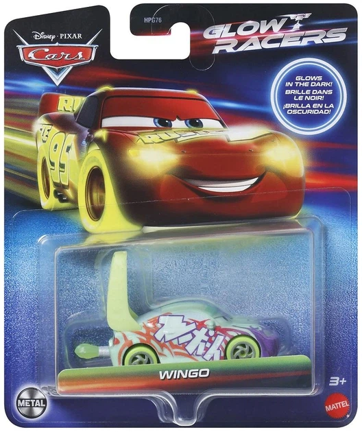 Машинка Тачки: Винго Disney Cars Wingo Glow Racers Mattel