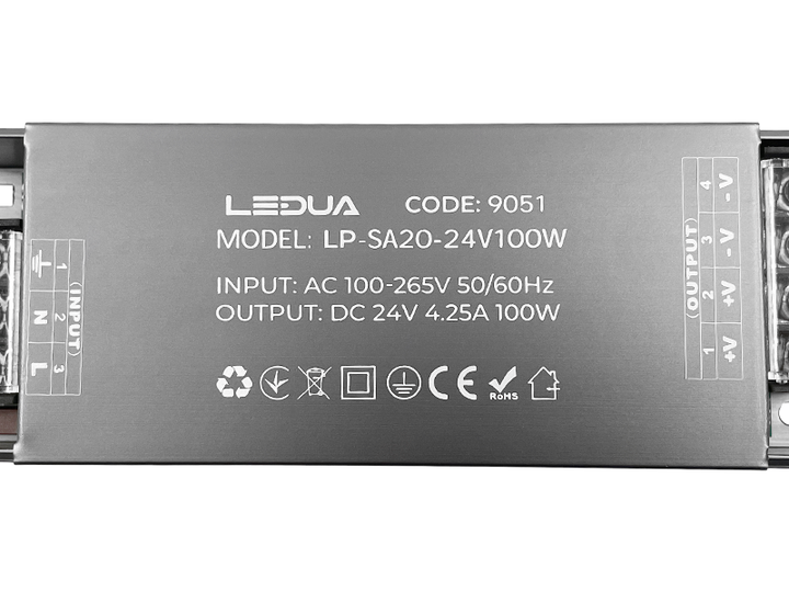 Блок живлення LEDUA 24V 100W IP20 (LP-SA20-24V100W) - Фото 6 Блок живлення LEDUA 24V 100W IP20 (LP-SA20-24V100W) - зображення 6