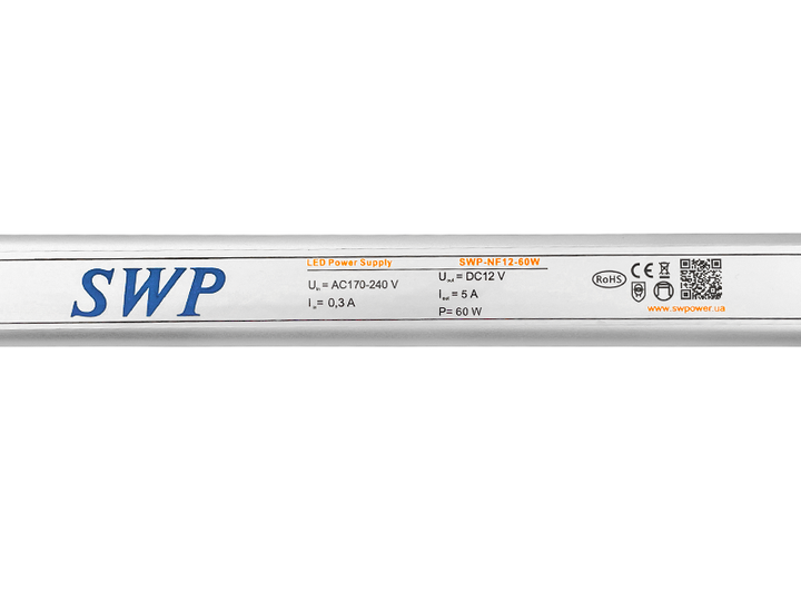 Блок питания 12V 60W IP20 Slim (SWP-NF12-60W) - изображение 5