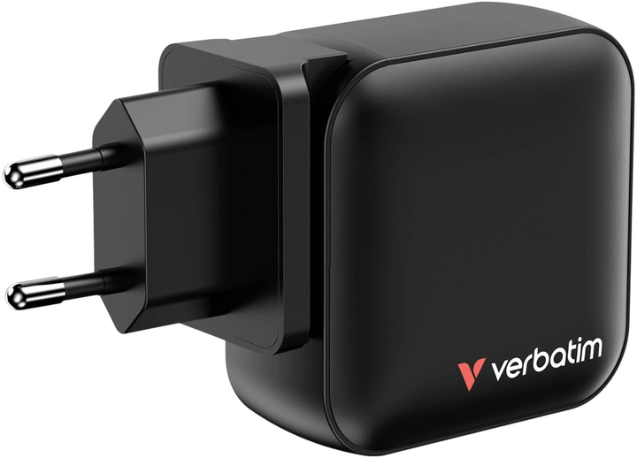 Мережевий зарядний пристрій Verbatim Travel Mini GaN 100W Black (0023942322313) - зображення 6