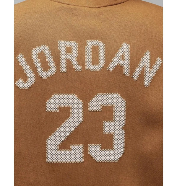 Кофта чоловіча Jordan Ess Festive Hoodie M Коричневий FD7465-281 - Фото 6 Кофта чоловіча Jordan Ess Festive Hoodie M Коричневий FD7465-281 - зображення 6