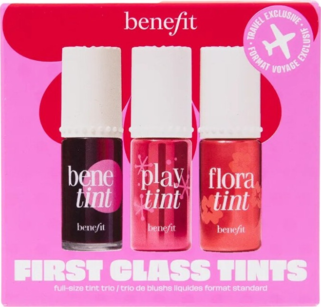 Zestaw tintów do ust Benefit Best Seller Tints Trio 3 x 6 ml (602004161574) - obraz 1