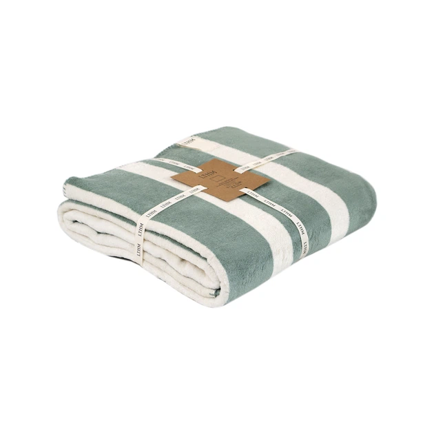 Плед Lotus Home Infinity Stripe зеленый 200*220 (svt-2000022346085) - Фото 6 Плед Lotus Home Infinity Stripe зеленый 200*220 (svt-2000022346085) - изображение 6
