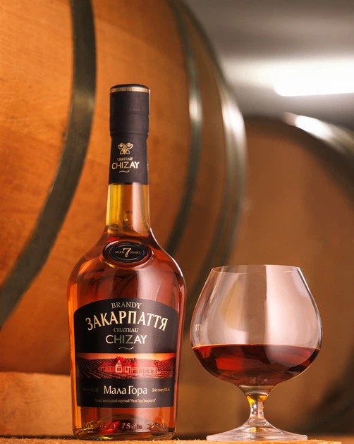 Бренди Chateau Chizay Мала Гора Закарпатье 0.5 л 40