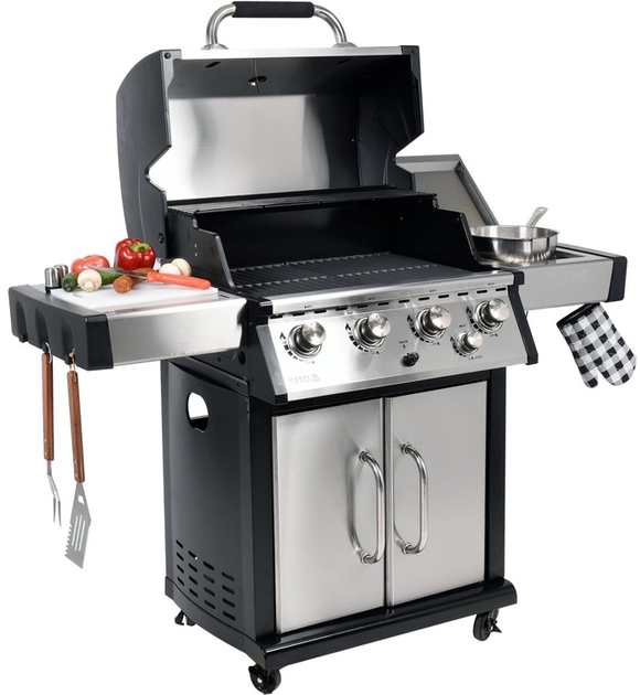 Grill gazowy YATO Yokate 4+1 17.5 kW (5906083037658) - obraz 5