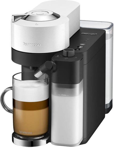 Кавоварка капсульна Delonghi Nespresso Vertuo Lattissima ENV 300.W Біла - зображення 1