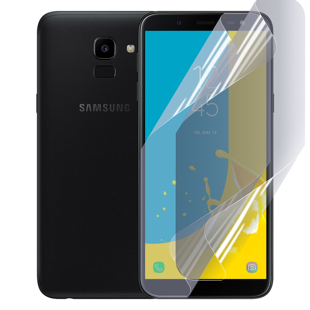 Антишпион приватная плёнка гидрогелевая для смартфона Samsung Galaxy J6 2018 (SM-J600) противоударная прозрачная - Фото 1 Антишпион приватная плёнка гидрогелевая для смартфона Samsung Galaxy J6 2018 (SM-J600) противоударная прозрачная - изображение 1