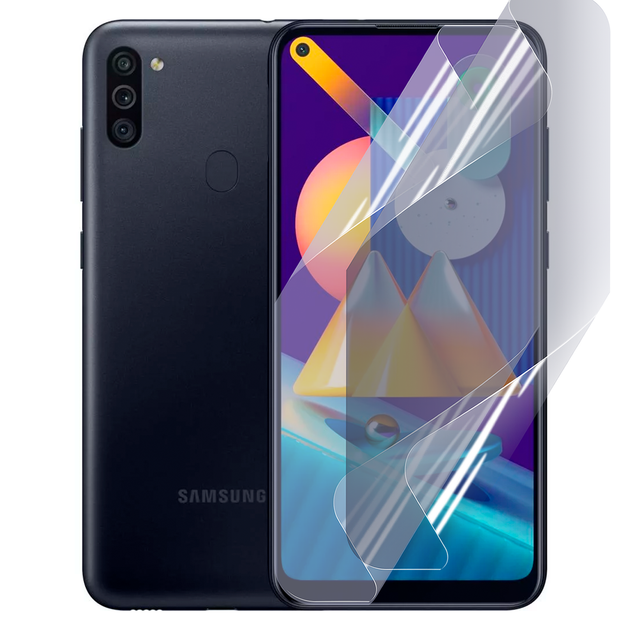 Антишпион приватная плёнка гидрогелевая для смартфона Samsung Galaxy M11 (SM-M115F) противоударная прозрачная - Фото 1 Антишпион приватная плёнка гидрогелевая для смартфона Samsung Galaxy M11 (SM-M115F) противоударная прозрачная - изображение 1