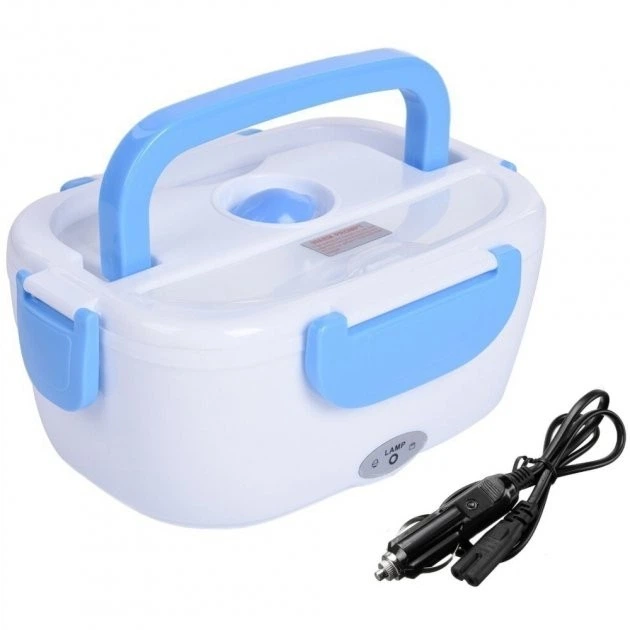 Автомобильный Lunch Heater Box 12V ланч-бокс с подогревом — горячая еда всегда с собой Синий MX-11822A - изображение 2