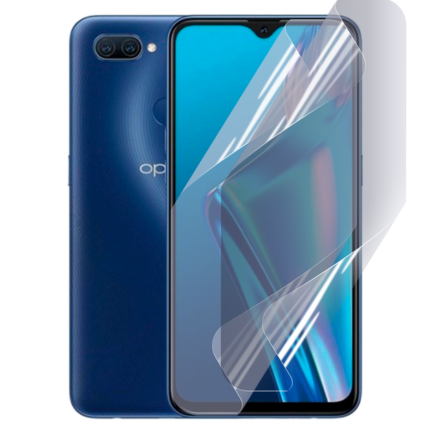 Антишпион приватная плёнка гидрогелевая для смартфона Oppo A12S противоударная прозрачная - Фото 1 Антишпион приватная плёнка гидрогелевая для смартфона Oppo A12S противоударная прозрачная - изображение 1