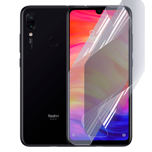 Антишпион приватная плёнка гидрогелевая для смартфона Xiaomi Redmi Note 7 противоударная прозрачная - Фото 1 Антишпион приватная плёнка гидрогелевая для смартфона Xiaomi Redmi Note 7 противоударная прозрачная - изображение 1