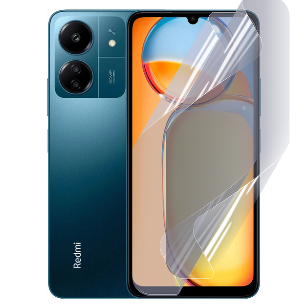 Антишпион приватная плёнка гидрогелевая для смартфона Xiaomi Redmi 13C 5G противоударная прозрачная - Фото 1 Антишпион приватная плёнка гидрогелевая для смартфона Xiaomi Redmi 13C 5G противоударная прозрачная - изображение 1