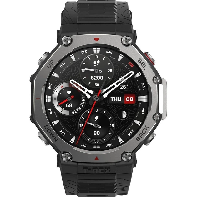 Смарт-часы Amazfit T-Rex 3 Onyx Global - Фото 2 Смарт-часы Amazfit T-Rex 3 Onyx Global - изображение 2