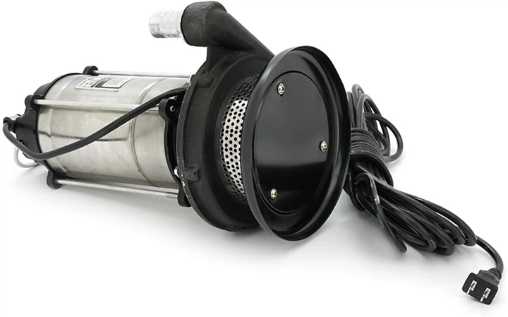 Занурювальний насос Voltronic 2200W, 220V, до 5 м³/год, підйом до 35 м, 25мм, нержавіюча сталь + перехідник (YT38241) - зображення 3
