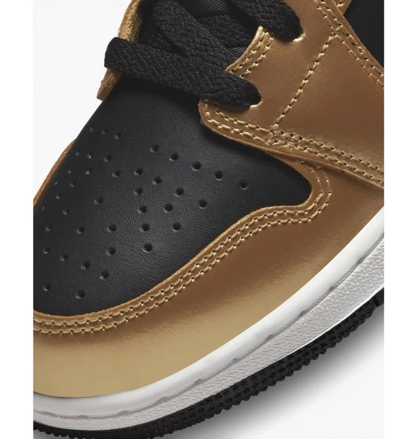 Кроссовки детские Jordan Air Jordan 1 Mid Se (Gs) Llic Gold Black 38 Комбинированный DR6967-071 - Фото 8 Кроссовки детские Jordan Air Jordan 1 Mid Se (Gs) Llic Gold Black 38 Комбинированный DR6967-071 - изображение 8