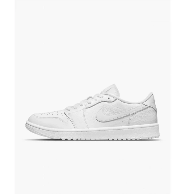 Кроссовки мужские Jordan 1 Retro Low Golf Triple 40.5 Белый DD9315-101 - Фото 4 Кроссовки мужские Jordan 1 Retro Low Golf Triple 40.5 Белый DD9315-101 - изображение 4
