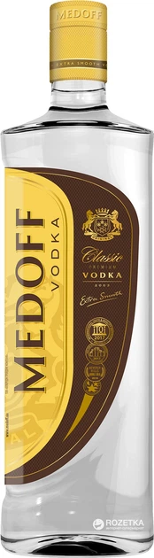 Горілка Medoff Classic 0.7 л 40% (4820179280487) - Фото 1 Горілка Medoff Classic 0.7 л 40% (4820179280487) - зображення 1