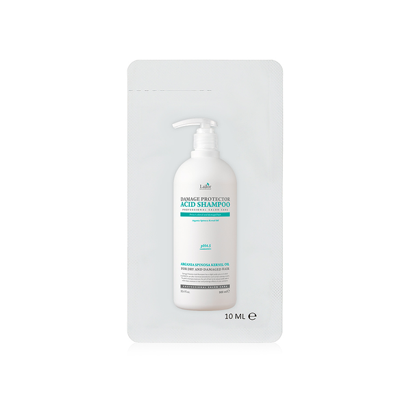 Тестер шампунь Lador Damage Protector Acid Shampoo бесщелочной с коллагеном и аргановым маслом 10 мл - Фото 2 Тестер шампунь Lador Damage Protector Acid Shampoo бесщелочной с коллагеном и аргановым маслом 10 мл - изображение 2