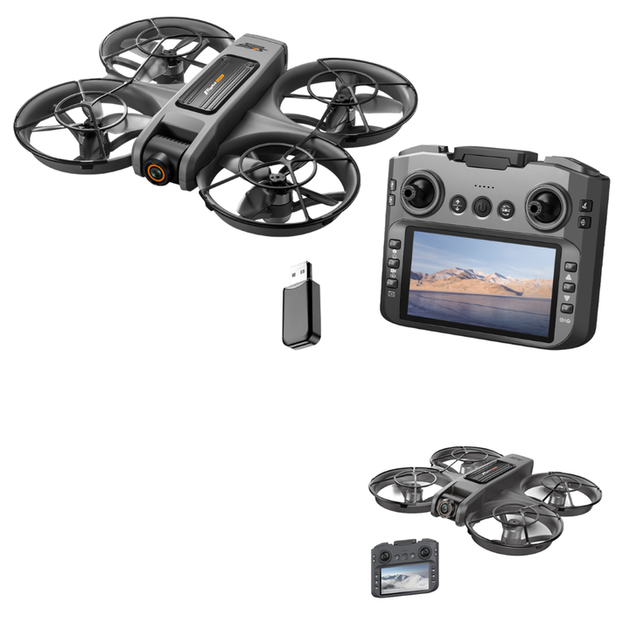 Квадрокоптер X226 8K FPV с камерой, дрон с пультом РС, бесщеточный, WiFi FPV, до 200 м, складной мини дрон для начинающих - изображение 5