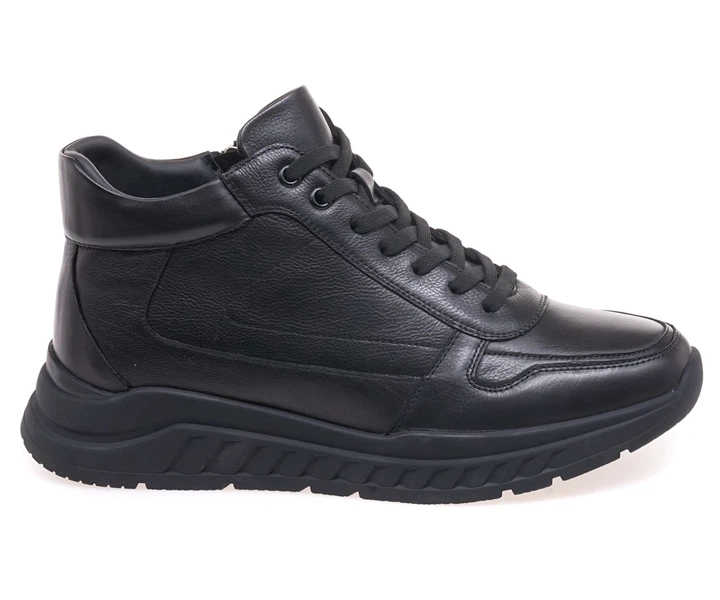 Черевики комфорт чоловічі Anemone AQ42108M-43-THS/BLACK LEATHER 44 Чорний - Фото 1 Черевики комфорт чоловічі Anemone AQ42108M-43-THS/BLACK LEATHER 44 Чорний - зображення 1