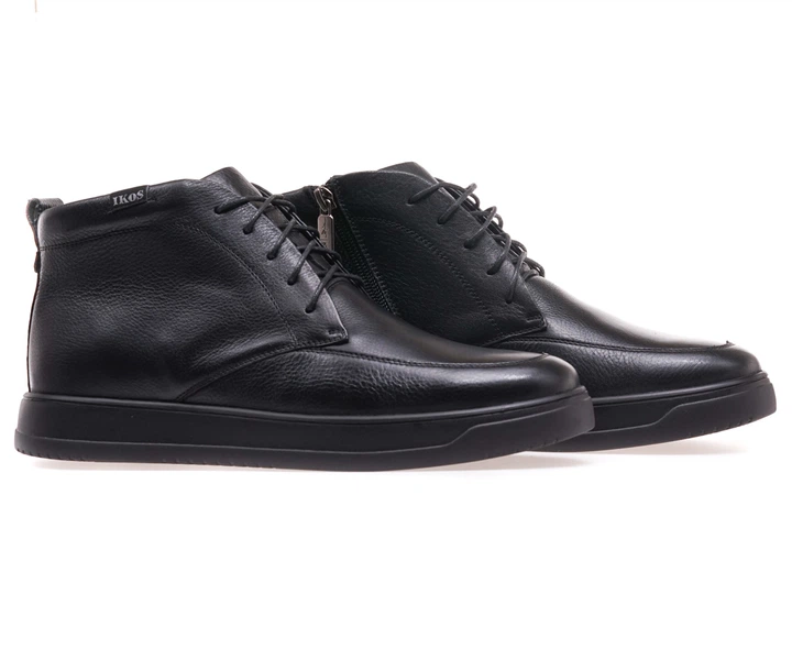 Черевики комфорт чоловічі IKOS 803-1SWINT/BLACK LEATHER 42 Чорний - Фото 2 Черевики комфорт чоловічі IKOS 803-1SWINT/BLACK LEATHER 42 Чорний - изображение 2