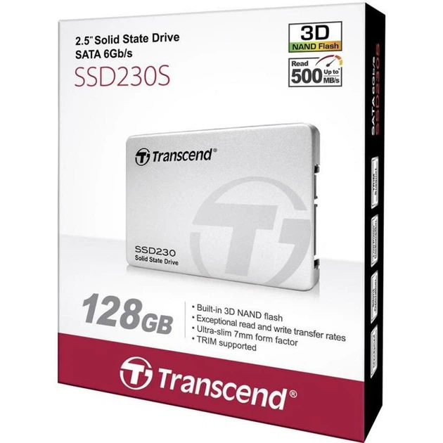 SSD диск Transcend 128GB (TS128GSSD230S) - зображення 4