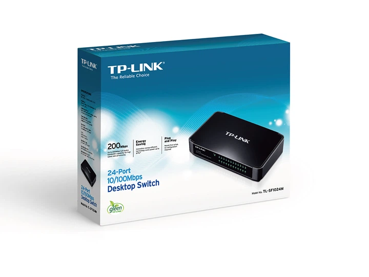 Коммутатор TP-LINK TL-SF1024M (24xFE, пластик) - изображение 3