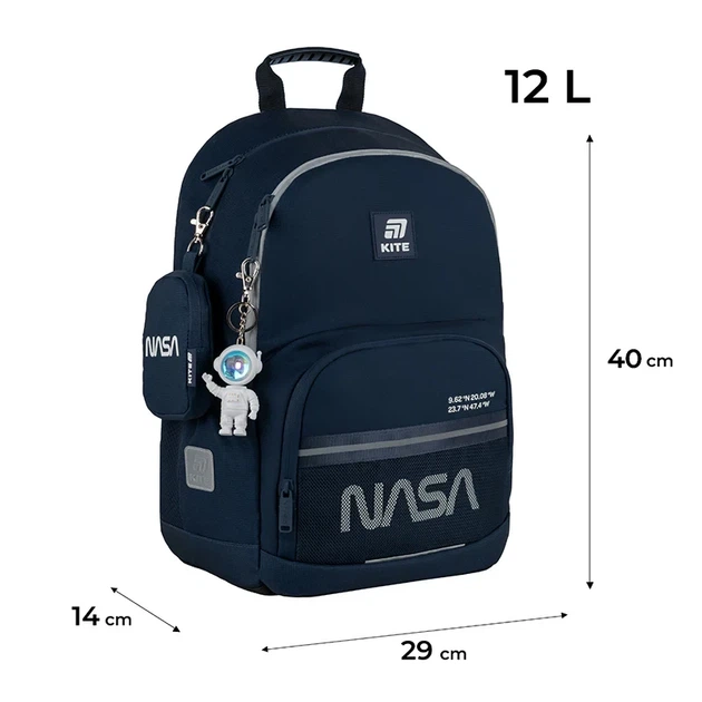 Рюкзак школьный Kite Education NASA NS25-585M - изображение 3