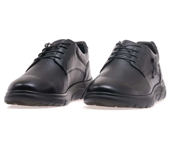 Туфлі комфорт чоловічі IKOS 415-1/BLACK LEATHER 43 Чорний - зображення 4