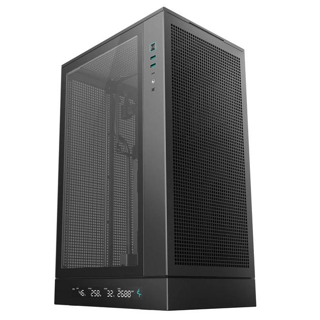 Корпус DeepCool CH270 Digital Black (R-CH270-BKNDM0-G-1) без БП - Фото 1 Корпус DeepCool CH270 Digital Black (R-CH270-BKNDM0-G-1) без БП - изображение 1